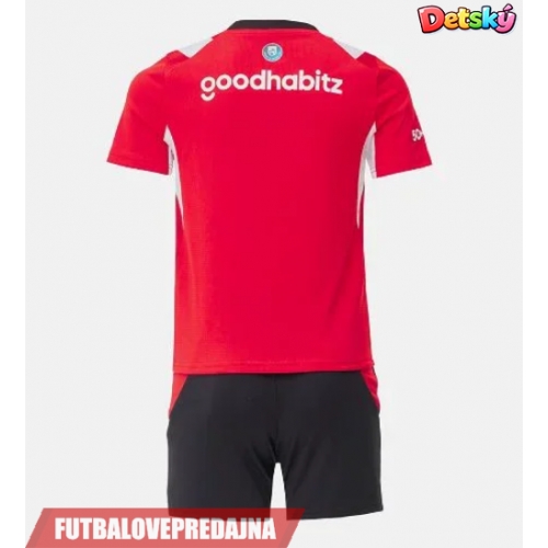 Lacne Dětský Futbalové dres PSV Eindhoven 2026-27 Krátky Rukáv - Domáci (+ trenírky)